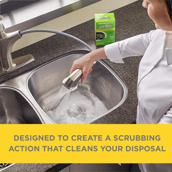 Affresh Garbage Disposal Cleaner, Removes Odor-Causing Residues, 9 Tablets [3 Pack] & Dishwasher Cleaner, Helps Remove Limescale and Odor-Causing Residue, 12 Tablets (2 Pack) - Image 7