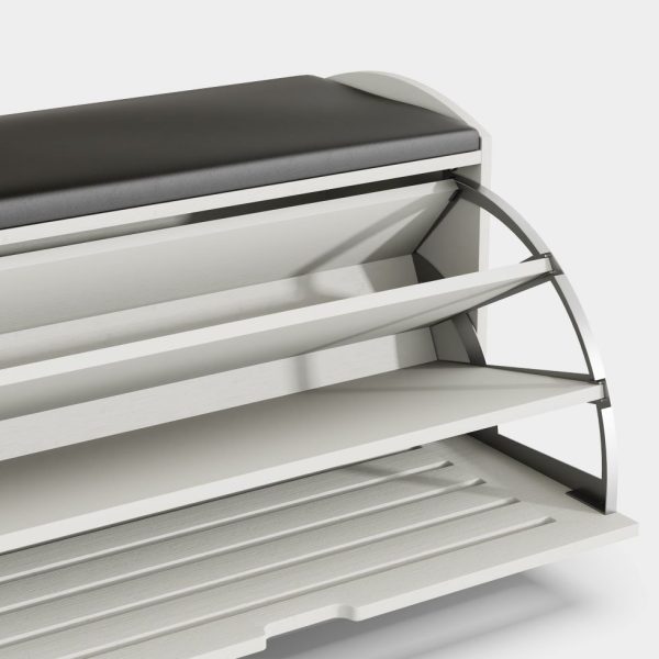 Yowos Entrance Tipping Bucket Shoe Storage Bench - Image 6