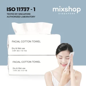 mixshop Disposable Facial Cotton Towel, Makeup Remover Tissue, Towel, Large and Thick wipes