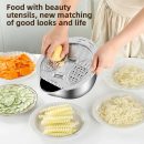 304 Stainless Steel Grater Bowl with Strainer – Multi-Functional Fine Mesh Basin for Washing, Draining, and Mixing Fruits & Vegetables