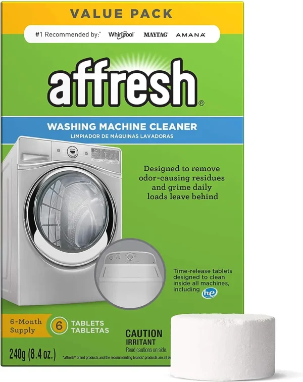 Affresh Washing Machine Cleaner, Cleans Front Load and Top Load Washers, Including HE, 6 Tablets - Image 3