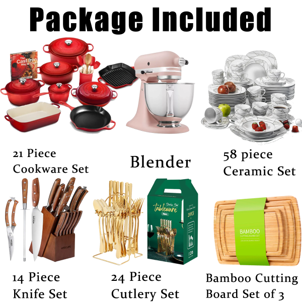 Limited-time Promotion, 121-piece Kitchen Spree, Meeting All The Needs Of The Kitchen - Image 2