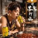 0糖0卡0脂Thumbs/沙姆斯 真柠檬原味苏打水无糖气泡水碳酸饮料(8瓶)