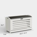 Yowos Entrance Tipping Bucket Shoe Storage Bench