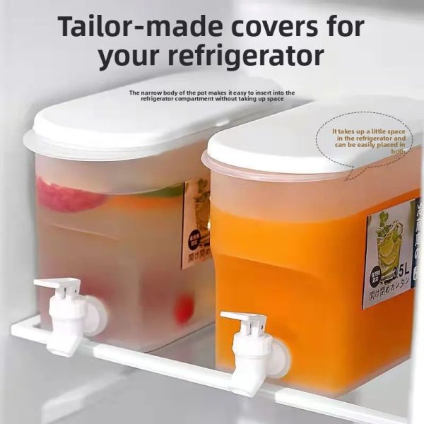 Large Cold Water Pitcher with Spout – Juice/Tea/Lemon Drink Dispenser - Image 2