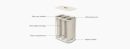 Joseph Tota Trio 90-litre Laundry Hamper Separation Basket with Lid 90-liter