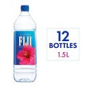 FIJI Natural Artesian Bottled Water 1.5 Liters / 50.7 Fl Ounce (Pack of 12)