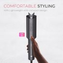 TYMO CURLPRO Automatic Rotating Curling Iron - Beach Waves Curling Wand, Portable Hair Curler, 500 Million Ionic, Dual Voltage & Lightweight for Travel, Ceramic Coating, Pink 1 inch