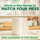 Bounty Quick-Size Paper Towels, White, 16 Family Rolls = 40 Regular Rolls