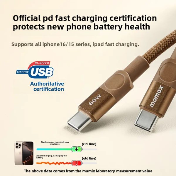 Momax Power Bank Apple Ultra-thin Wireless Fast Charging Magnetic Gallium Nitride Mobile Power IP116 - Image 5