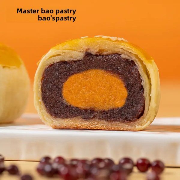 【Master Bao】Cheese/Red Bean/Lotus Paste and Egg Yolk Crisp Original Flavor/Taro Paste and Sea Salt Cheese Crisp 300g/Box/6 Pieces - Image 4