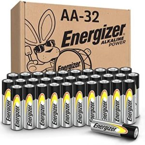 Energizer AA Batteries, Double A Long-Lasting Alkaline Power Batteries, 32 Count (Pack of 1)