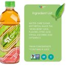 (Pack of 6) Shaken Tea - Jasmine Strawberry Black Tea || Asian Flavored Premium Iced Tea || Non-GMO || Real Leaf Brewed Tea || 16.9 Oz Bottles