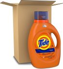 2 bottles Tide Laundry Detergent Liquid Soap, High Efficiency (He), Original Scent, 64 Loads