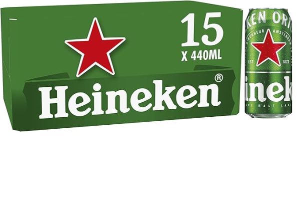 Heineken Lager Beer Can 15x440ml
