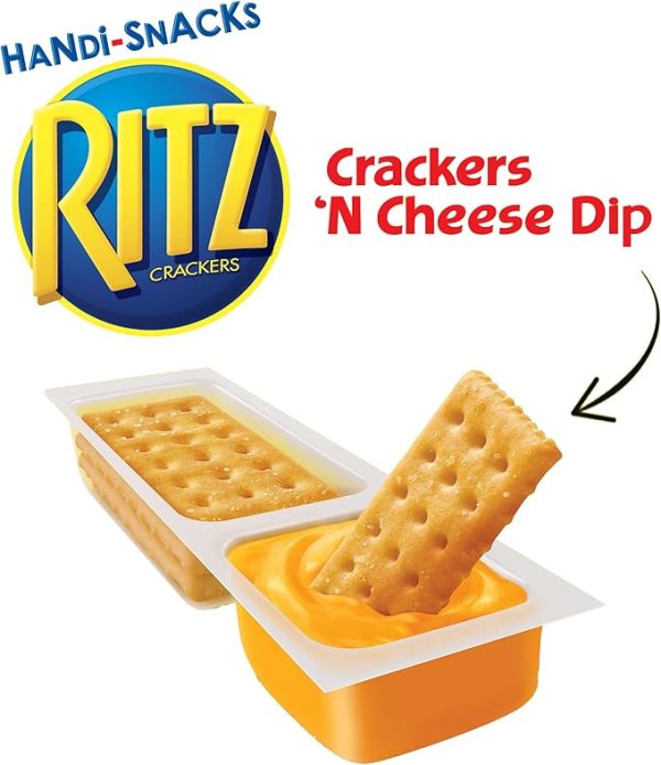 Handi-Snacks RITZ Crackers 'N Cheesy Dip Snack Packs, 20 Snack Packs - Image 3
