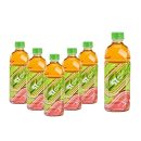 (Pack of 6) Shaken Tea - Jasmine Strawberry Black Tea || Asian Flavored Premium Iced Tea || Non-GMO || Real Leaf Brewed Tea || 16.9 Oz Bottles