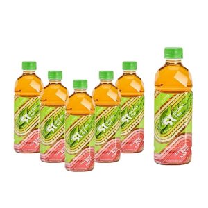 (Pack of 6) Shaken Tea - Jasmine Strawberry Black Tea || Asian Flavored Premium Iced Tea || Non-GMO || Real Leaf Brewed Tea || 16.9 Oz Bottles