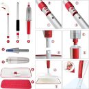 Spray Mop for Floor Cleaning Floor Mop with a Refillable Spray Bottle and 2 Washable Microfiber Pads Home or Commercial Use Dry Wet Flat Mop for Hardwood Laminate Wood Ceramic Tiles Floor