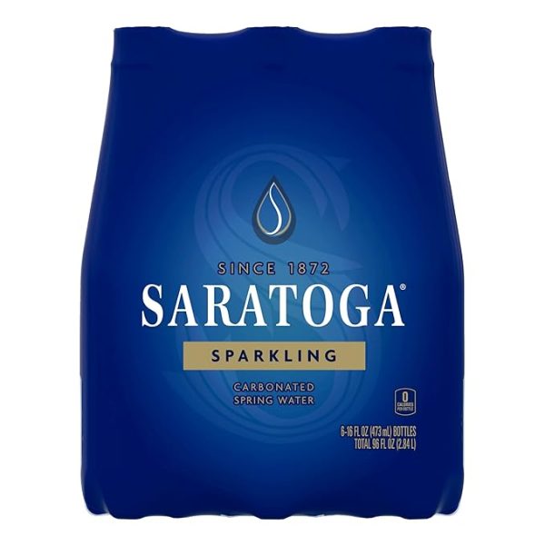 Saratoga Sparkling Spring Water Bottle PET, 500ml, 24-Pack - Image 2
