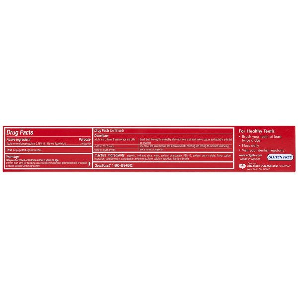 Colgate Baking Soda and Peroxide Whitening Toothpaste, Frosty Mint, 6 Ounce Tube, 6 Pack - Image 3