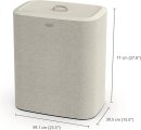 Joseph Tota Trio 90-litre Laundry Hamper Separation Basket with Lid 90-liter