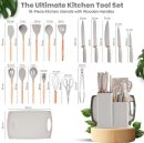 SILICONE KITCHENWARE 19-PIECE SET