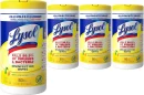Surface Antibacterial Cleaning Wipes, For Disinfecting and Cleaning, Lemon and Lime Blossom, 80 Count (Pack of 4)