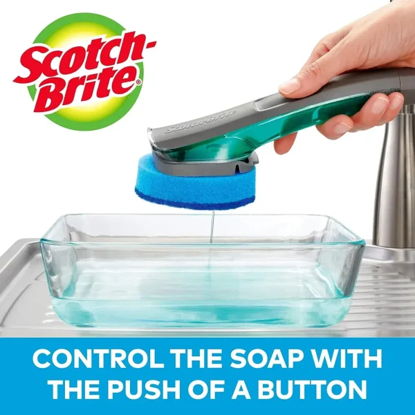 Scotch-Brite Zero Scratch Non-Scratch Scrub Sponges, Sponges for Cleaning Kitchen, Bathroom, and Household, Non-Scratch Sponges Safe for Non-Stick Cookware, 6 Scrubbing Sponges - Image 9