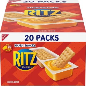 Handi-Snacks RITZ Crackers 'N Cheesy Dip Snack Packs, 20 Snack Packs