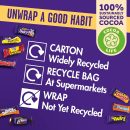 Cadbury Heroes Chocolate Bulk Sharing Box 2kg Milk Chocolates Individually Wrapped (Pack of 2)