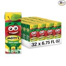 Mott's 100% Original Apple Juice, 6.75 Fl Oz Boxes, 32 Count (4 Packs Of 8), 2 Servings Of Fruit, 100% Fruit Juice, Gluten-free, Caffeine-free, Kosher, Contains No Artificial Colors Or Sweeteners