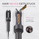 TYMO CURLPRO Automatic Rotating Curling Iron - Beach Waves Curling Wand, Portable Hair Curler, 500 Million Ionic, Dual Voltage & Lightweight for Travel, Ceramic Coating, Pink 1 inch