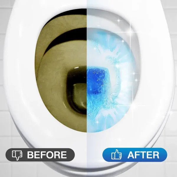 Vacplus Automatic Toilet Bowl Cleaner Tablets, Bathroom Toilet Tank Cleaner (100 PACK), VA-T165 - Image 9