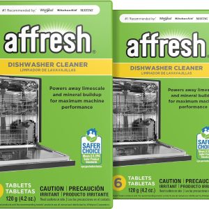Affresh Garbage Disposal Cleaner, Removes Odor-Causing Residues, 9 Tablets [3 Pack] & Dishwasher Cleaner, Helps Remove Limescale and Odor-Causing Residue, 12 Tablets (2 Pack)