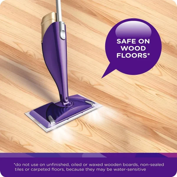 Swiffer WetJet Hardwood Floor Cleaner Spray Mop Pad Refill, Multi Surface, 24 Count - Image 3