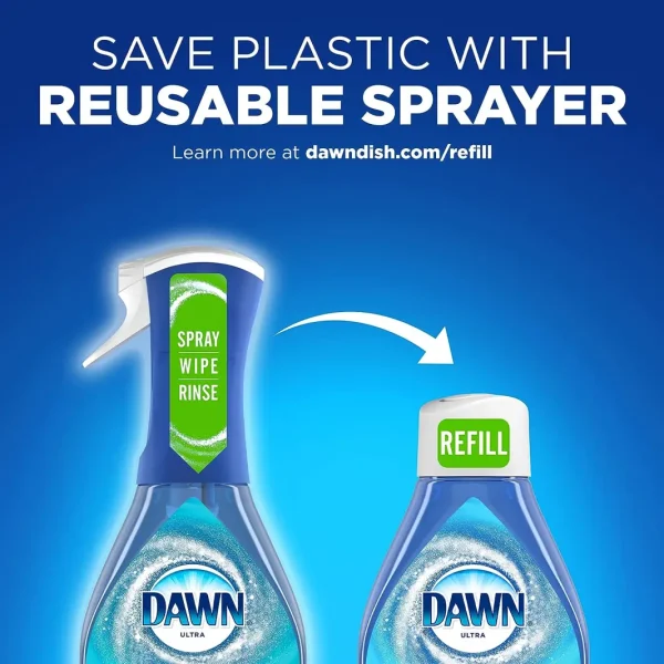 Dawn Platinum Powerwash Dish Spray, Dish Soap Cleaning Spray, Apple Scent Refill, 16 Fl Oz (Pack of 6) (Packaging may vary), Dish Soap Spray - Image 7