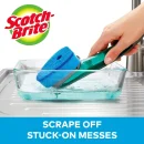 Scotch-Brite Zero Scratch Non-Scratch Scrub Sponges, Sponges for Cleaning Kitchen, Bathroom, and Household, Non-Scratch Sponges Safe for Non-Stick Cookware, 6 Scrubbing Sponges
