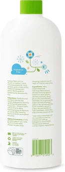 Babyganics Foaming Dish & Bottle Soap, Pump Bottle, Fragrance Free, Plant-Derived Cleaning Power, Removes Dried Milk, 16 Fl Oz, (Pack of 3), Packaging May Vary