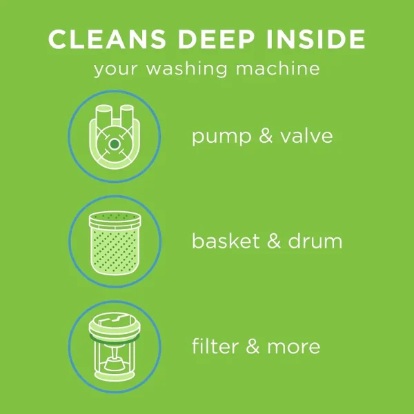 Affresh Washing Machine Cleaner, Cleans Front Load and Top Load Washers, Including HE, 6 Tablets - Image 8