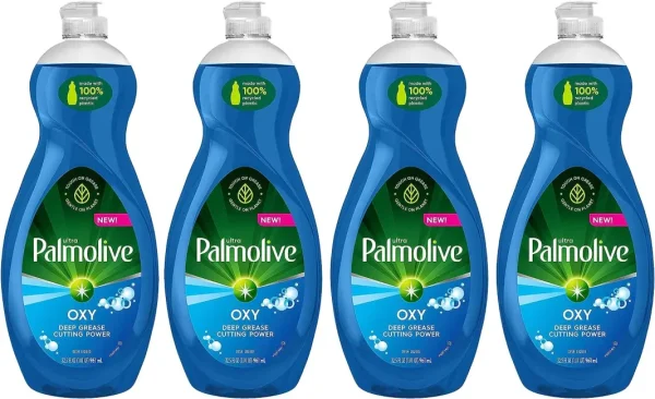 Palmolive Ultra Dishwashing Liquid Dish Soap, Oxy Power Degreaser - 32.5 Fl Oz (Pack of 4) - Image 6