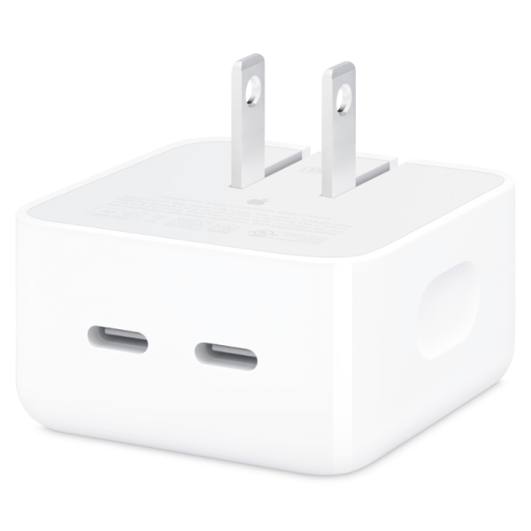 Apple 35W Dual USB-C Port Compact Power Adapter
