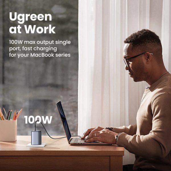 【Nexode 4 Ports】UGREEN Nexode 100W GaN II 4-Ports USB A USB C Charger Fast Charging Compatible Compatible with iPhone 16 Pro... - Image 2