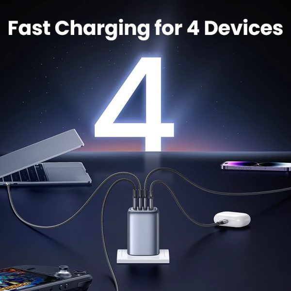 【Nexode 4 Ports】UGREEN Nexode 100W GaN II 4-Ports USB A USB C Charger Fast Charging Compatible Compatible with iPhone 16 Pro... - Image 4