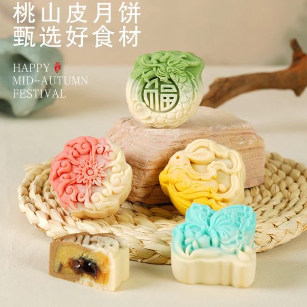 中秋月饼流心奶黄水果蛋黄 Mooncake 50gx8 - Image 6