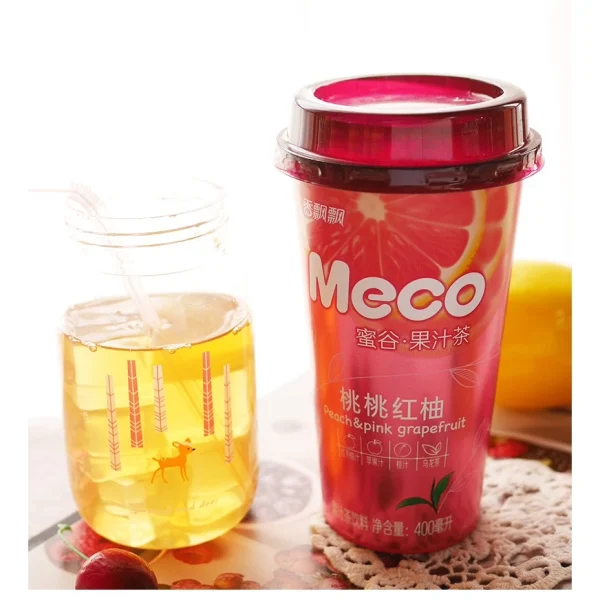 XIANG PIAO PIAO MECO Fruit Tea - 香飘飘蜜谷果汁茶 400ml - Image 4