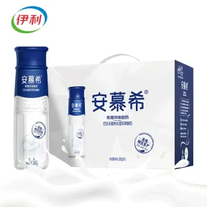 Yili Anmuxi high-end yogurt original flavor 230g*10 bottles fermented at room temperature pasteurized new and old flavors sweet and sour