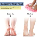 Antislip Rubber Foot & Back Scrubber Shower Mat Non-slip Wash Foot Pad Massage Shower Mat Bath Massage Foot Brush Pad