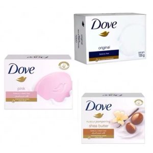 Dove Beauty Bar for Softer Skin Pink More Moisturizing Than Bar Soap 135g x2