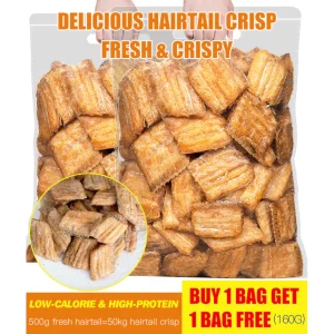 Crispy hairtail snacks bagged seafood crispy dried fish readytoeat dry goods